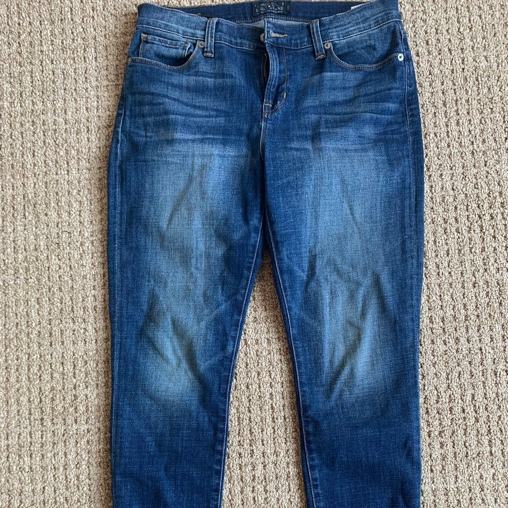 Lucky Size 29 Mid Rise Dark Wash Cropped Jeans